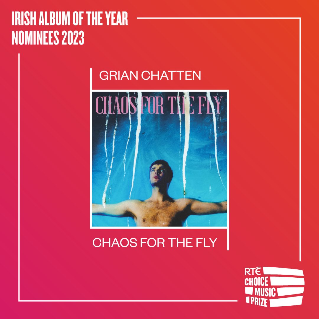 Huge congratulations to @GrianChatten who’s album ‘Chaos For The Fly’ has been nominated for the #RTEChoicePrize Irish Album of The Year ☘️ @partisanrecords