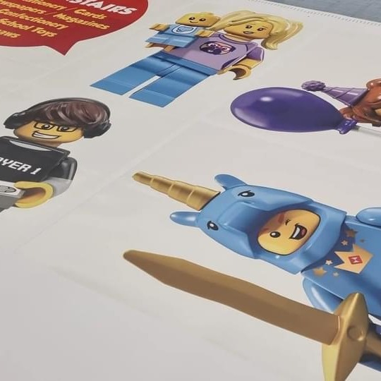 imprint_signs's tweet image. We returned to our childhoods to make a stunning wall display for Starling Toys’ LEGO collection!

Available in a range of prints and textures, needing minimal preparation and repair!

#wallgraphics #walldesign #interiorsignage #businesssignage #norwich