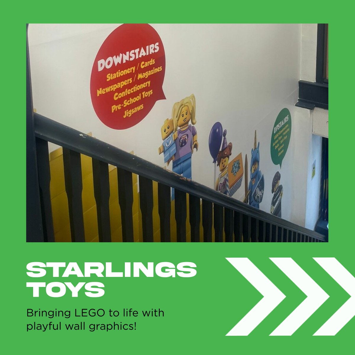 imprint_signs's tweet image. We returned to our childhoods to make a stunning wall display for Starling Toys’ LEGO collection!

Available in a range of prints and textures, needing minimal preparation and repair!

#wallgraphics #walldesign #interiorsignage #businesssignage #norwich