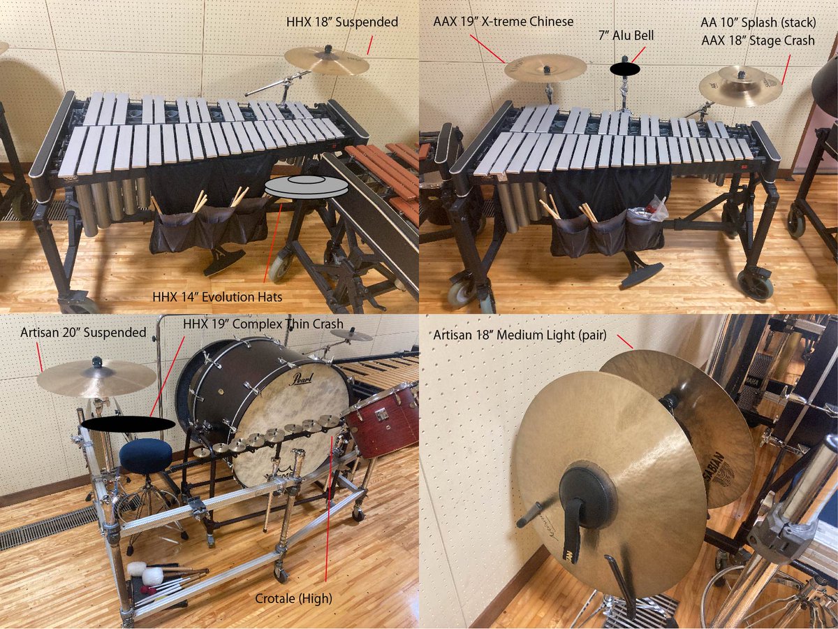 今日は茨城県立大洗高校マーチングバンド「BLUE-HAWKS」のNewYearConcertにおじゃましました。
BHメンバー達の情熱的な演技は、これまでの努力の集大成で、感動的な涙と拍手に包まれました！

少しマニアックですが大会曲のFrontPitで使ったシンバルを撮ってきました。マーチングでは珍しいモデルも！