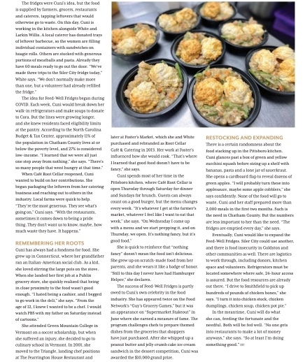 TabletopMediaGp's tweet photo. Chef Sera of #CafeRootCellar continues to give back to her community through #FeedWellFridges! π In this recent @5westmag article, you can find all the amazing things Chef Sera is doing to nourish those around her. π₯π₯ͺπ₯π
https://t.co/9PWlbd1ENX
#pittsboronc #chathamcounty https://t.co/GArZJ1mksf