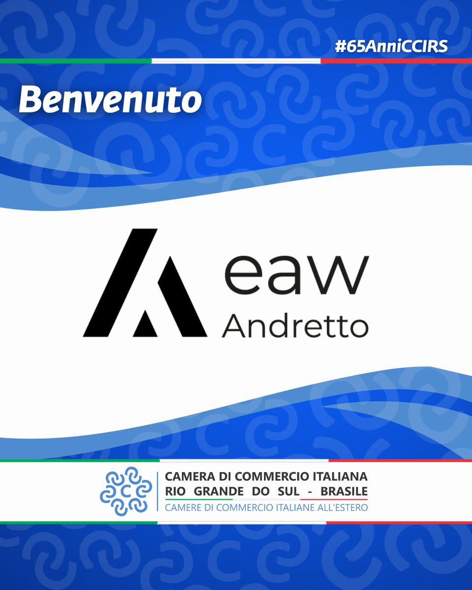 Benvenuto, eaw Andretto!
Com sedes em Bérgamo (Ita) e Porto Alegre, soma sua expertise à #redeccirs por meio do auxílio em negociações com o mercado italiano; elaboração de contrato internacional; entre outros serviços.
Veja mais em nosso perfil ou acesse: eawandretto.com