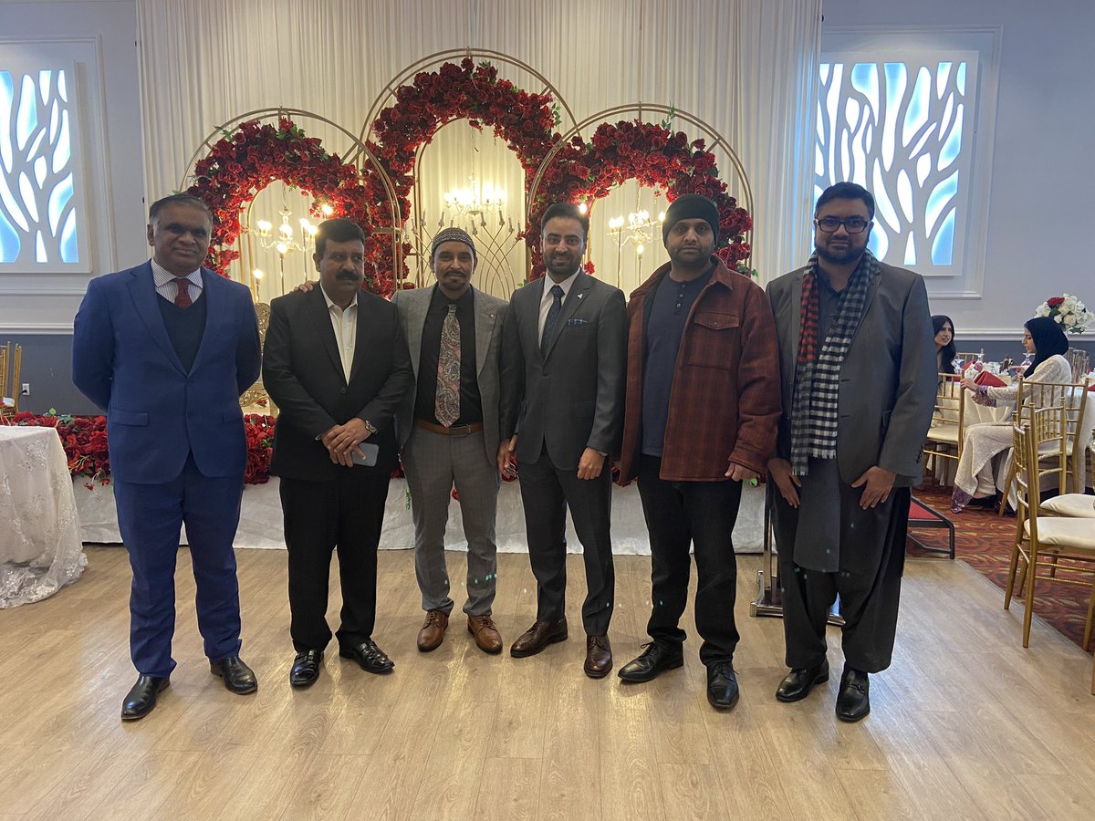 sandhuamarjot1's tweet photo. Congratulations to my friend @murtazajowia on the wedding of his daughter! 

I wish the new couple nothing but prosperity and happiness as they start this new chapter of their life together 🙏. https://t.co/RIiX7NIA6l