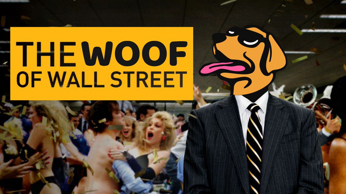 Everyone will know the $WOOF of Wall Street soon. #WOOFtoken 🤫