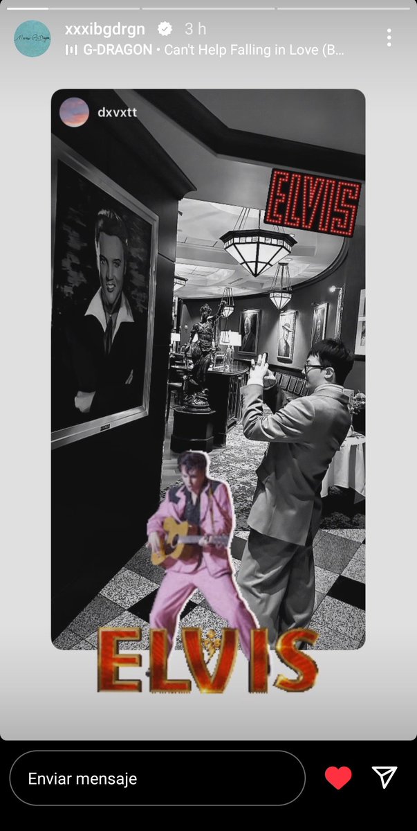 IVIPStillAlive's tweet photo. Actualización de historias en IG de nuestro GD
Que elegancia la de Francia.
Icónico
THE RETURN OF THE KING
#GDRAGON #Guardians_Of_Daisy
#WeStandWithGDRAGON
@IBGDRGN https://t.co/0k0kSvH5pg