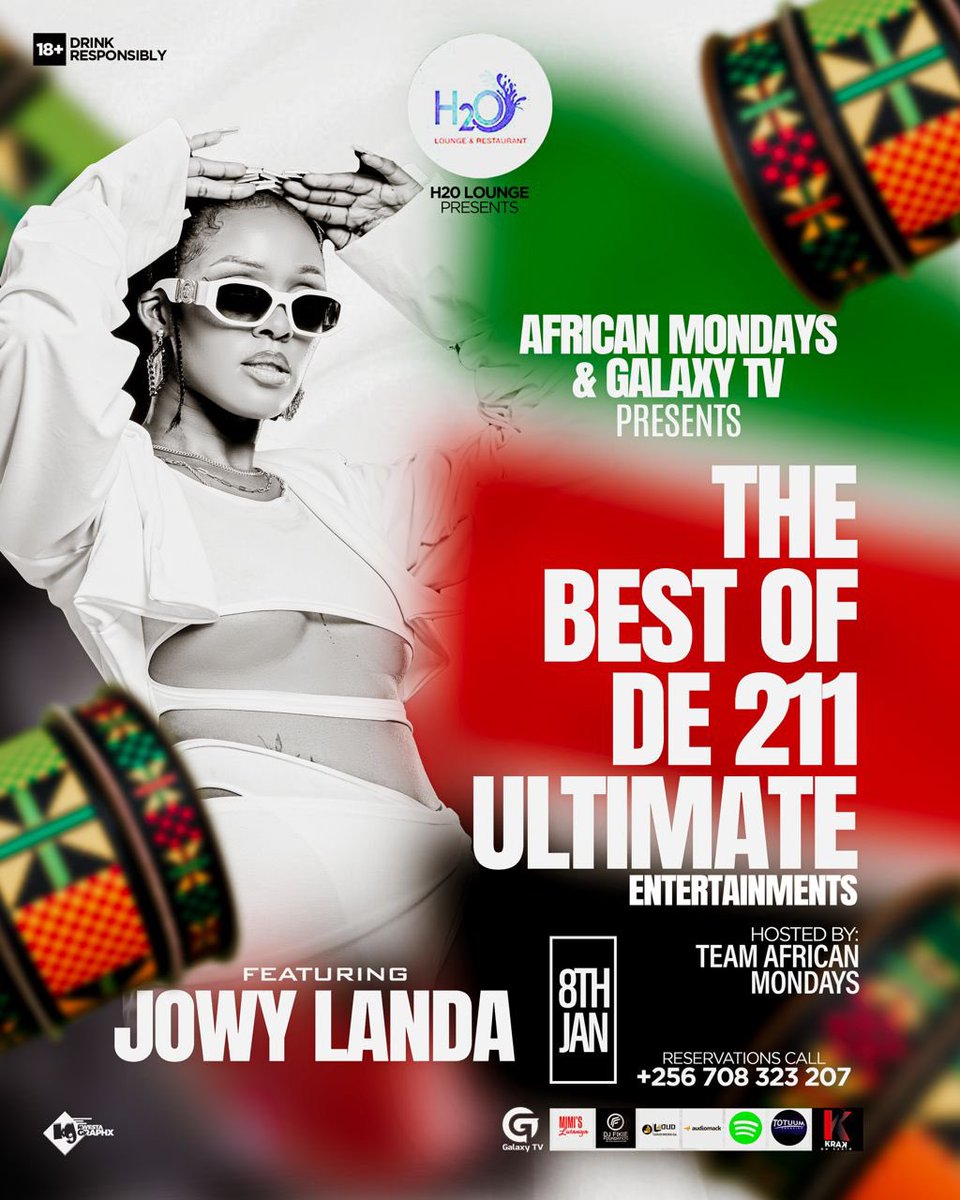 @JowyLanda17 we on tonight hosted Team @Africanmondays at @H2oLounge_ kololo