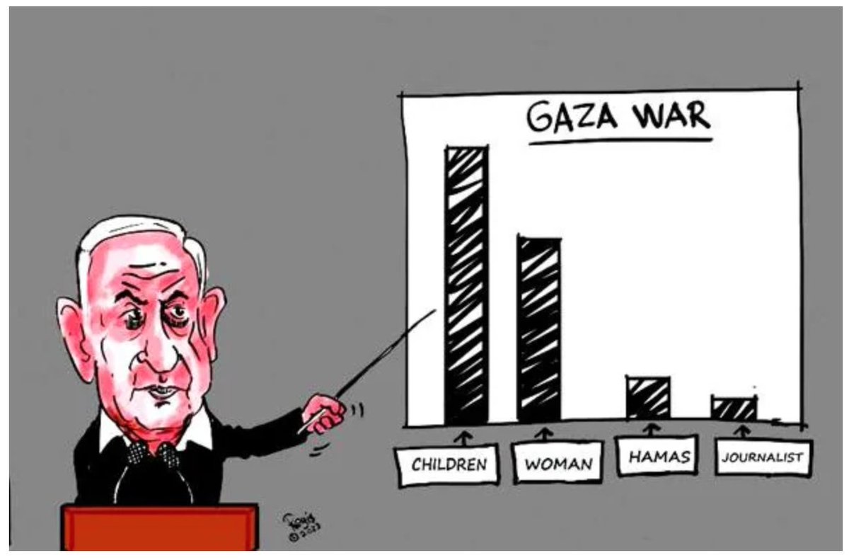 rafayjalil's tweet image. This cartoon goes hard 🇵🇸