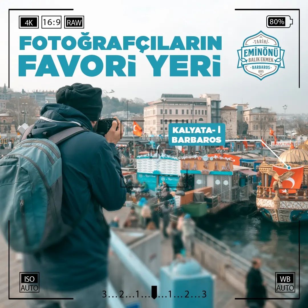 Her karede geçmişin izleri, geleceğin umutları, hayaller ve en içten duygular bir arada. İşte bu yüzden burası, fotoğrafçıların favori yeri! 🌟📷
#KalyataiBarbaros #FotoğrafçılarınFavorisi #Anılar #BalıkEkmekKeyfi #fishandbread #galata #eminönü #balıkekmek #photos #bestplace