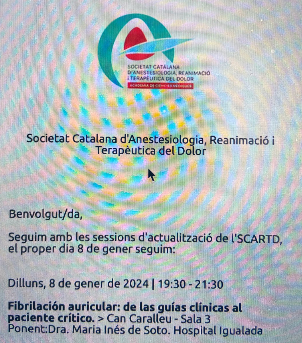 Anestesiologia i Medicina crítica Hosp. Igualada tweet media