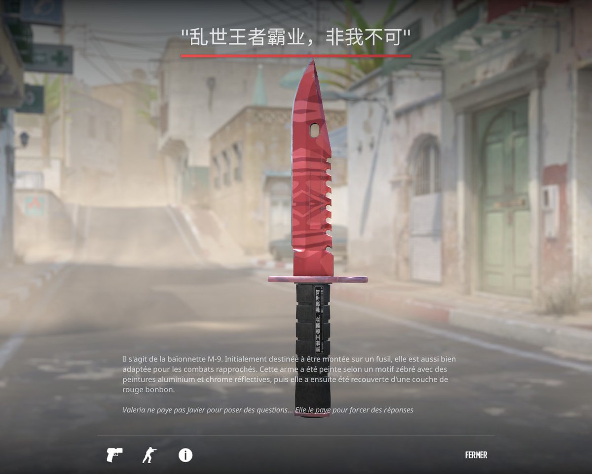 VengiCsgo's tweet photo. Je vend mes 2 cuts : 

M9 MW 0.08 de float 
BTK FT 0.187 de float 

Hésitez pas à me DM si vous êtes interessés :) https://t.co/mLvcrf5nkT
