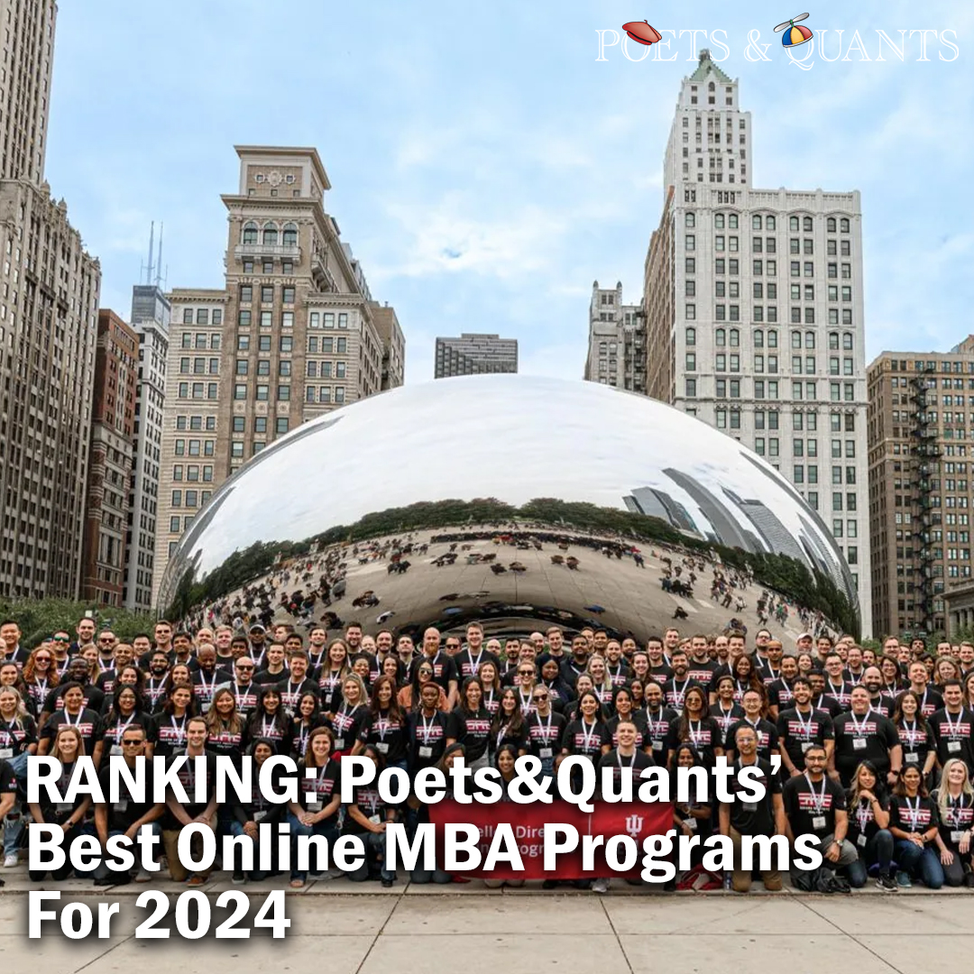 PoetsAndQuants's tweet photo. For the second straight year, Indiana University’s Kelley School of Business tops our ranking of the best online MBA programs in the U.S.
https://t.co/G1dYxZQFC7
#OMBArankings #OnlineMBA #OMBAprogram #BestOMBA #OMBA https://t.co/esziGGARXF