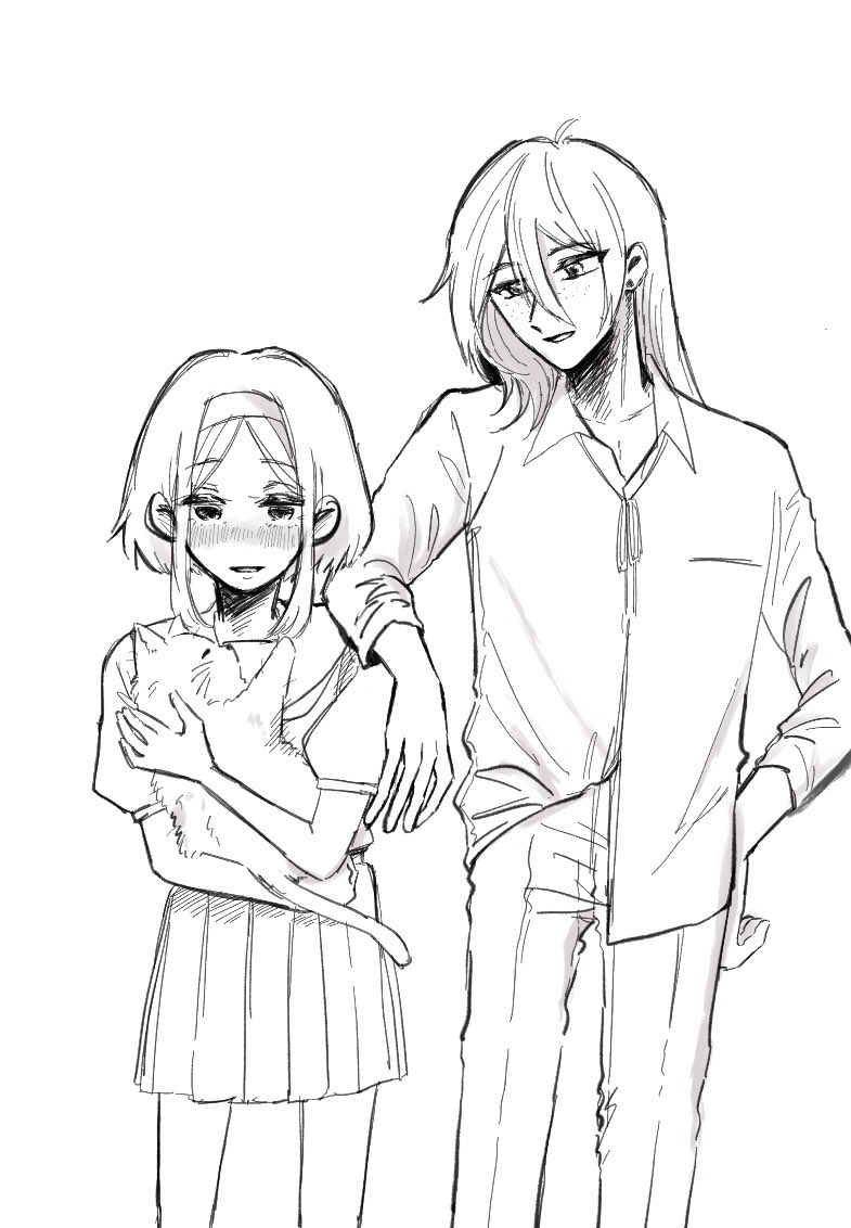 J5y_mn's tweet photo. @sword_D_TL 
色々描いてたけど成立絵だしてないからな~ってだしてなかったエイきらちゃんです🍎 https://t.co/ZxfEtbCvmI