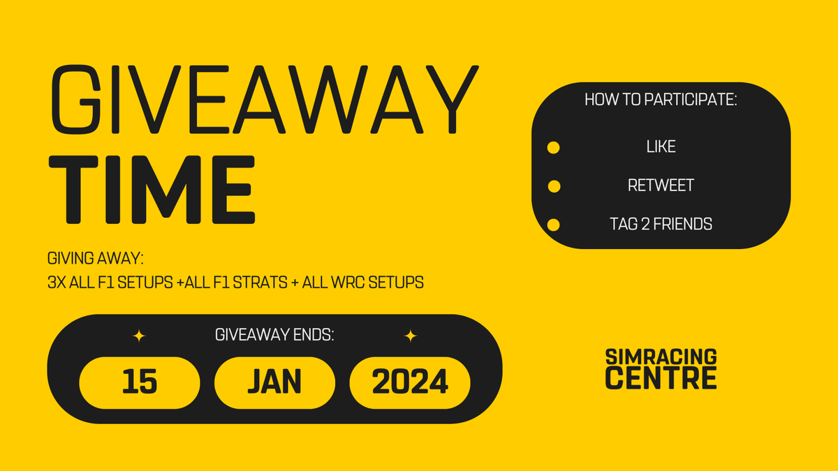 GIVEAWAY TIME! We're giving away over 550 euro's worth of products! Check the image below on how to join!