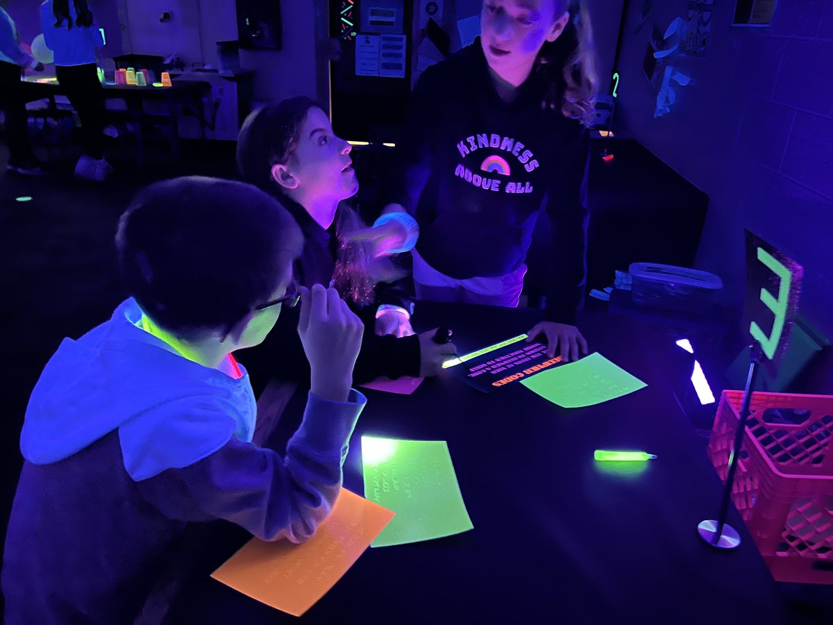 Enjoying our first ever GLOW DAY thanks to a grant from AWEF.