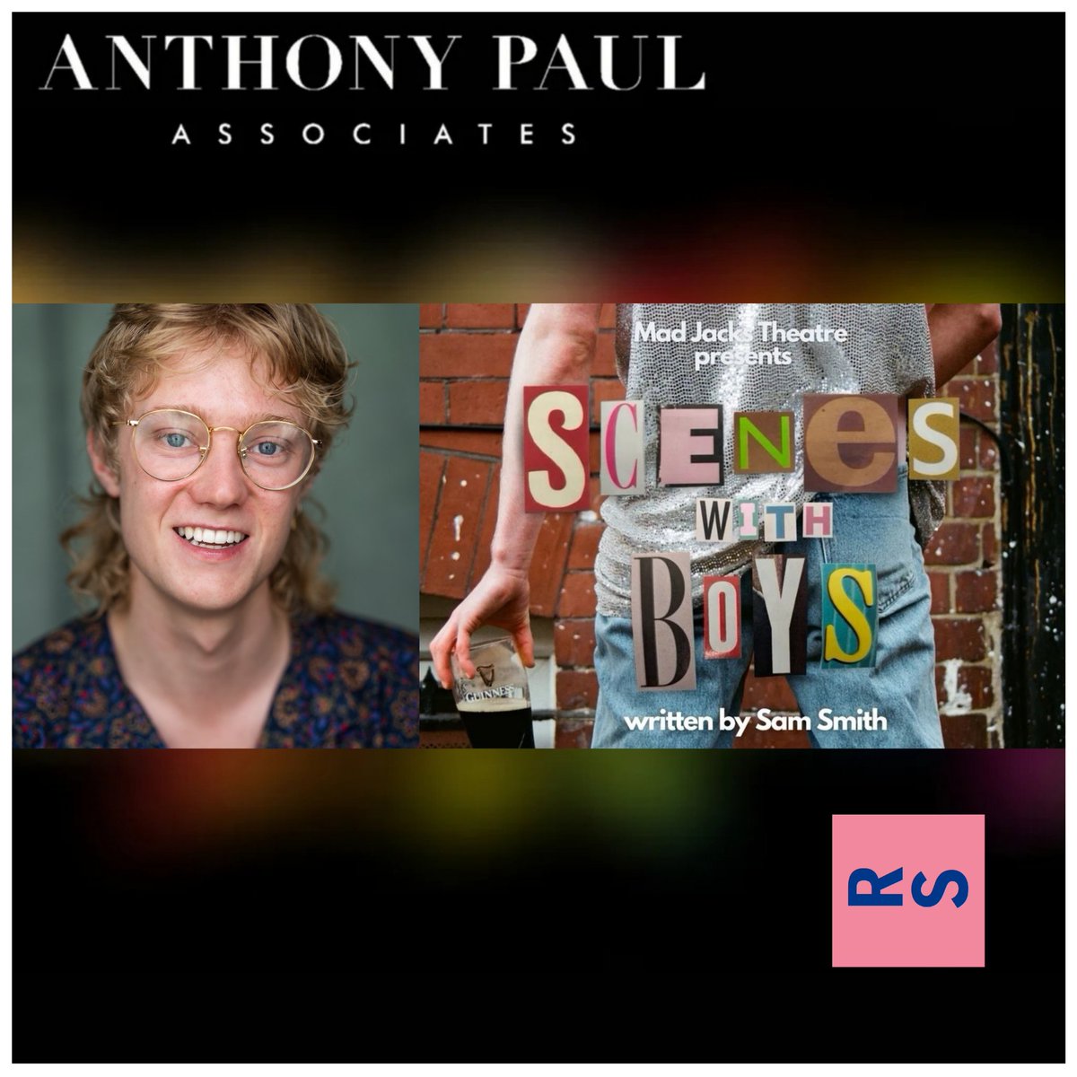 APAagent's tweet photo. CAVAN MALONE will be joining the cast of SCENES WITH BOYS at The Riverside Studios (London)

#AnthonyPaulAssociates #APA #TEAMAPA https://t.co/xObv4Zqo8c