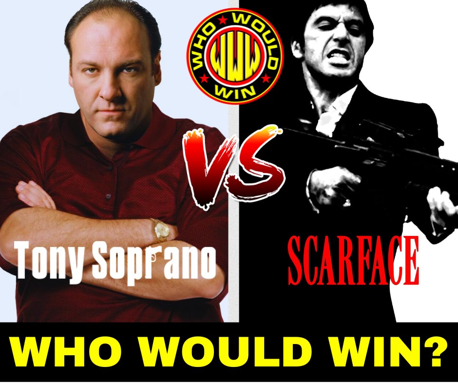 WhoWouldWinShow's tweet photo. Tony Soprano (rep by @AlmightyRay) battles
Tony Montana / Scarface (rep by @JamesGavsie) in the next episode of the Who Would Win Podcast! Who will judge @KevinGootee from @GTSCpodcast see as the winner? Who do you think will win?
#max #mondaythoughts #sopranos #whowouldwin #podcast