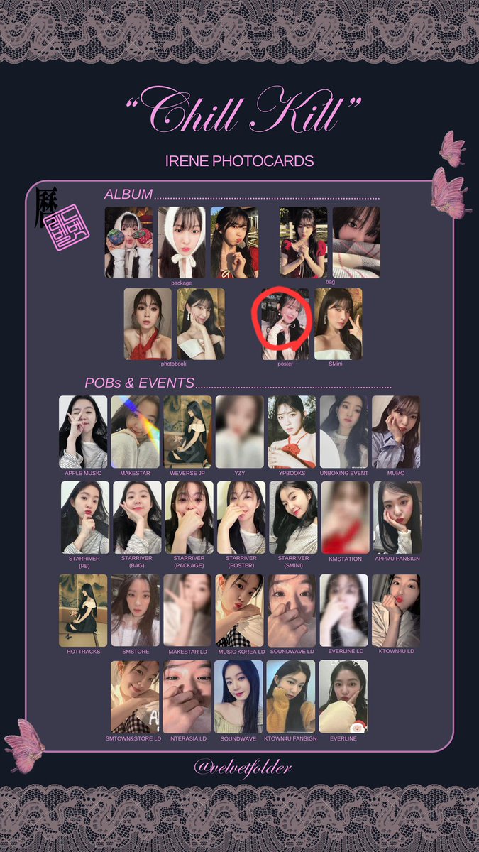 YERI_3point5's tweet photo. 사정때문에 이제서야 앨범깡하고 포카 교환 글 올립니다ㅜㅜ

저: 포스터 승완(파란 동그라미)
👼: 포스터 주현(빨간 동그라미)

승완이 중복으로 2개 나와서 구해용 교환해주실 천사님 연락 주세요!!

#레드벨벳 #칠킬 #Chillkill #아이린 #웬디 https://t.co/6lH3BUbPxK