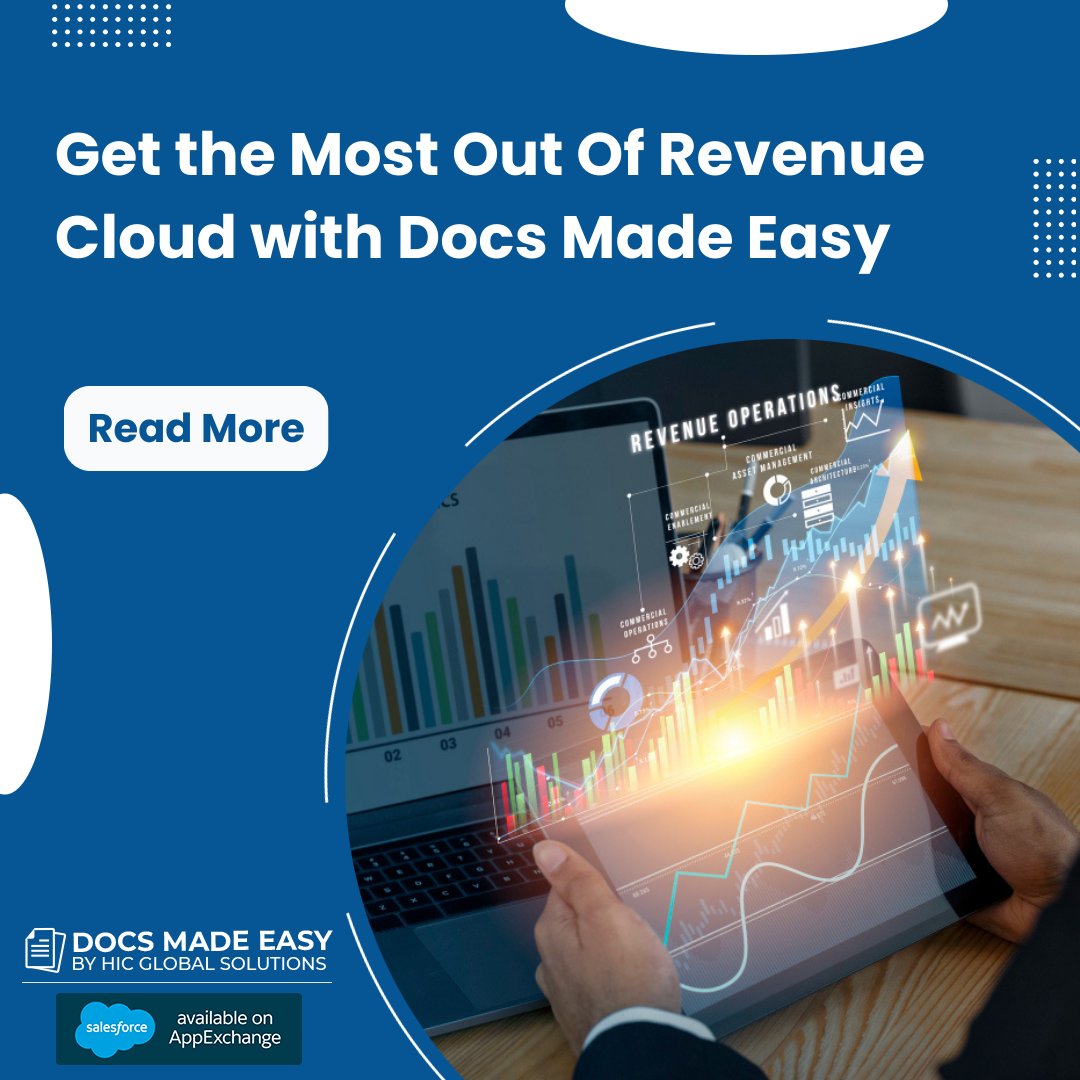 MadeDocs's tweet photo. The Salesforce #RevenueCloud, combined with the right document generation tool like #DocsMadeEasy, simplifies #quote generation and allows you to create on-brand #documents at any sales stage. Learn more here! https://t.co/t3H292XMwI
@Salesforce @Salesforcedevs #Salesforce https://t.co/yxTEE9g32Q
