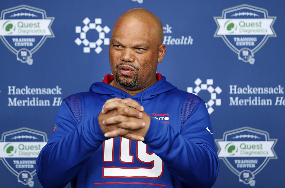 NYG_Nation10's tweet photo. BREAKING: Giants have fired special teams coordinator Thomas McGaughey and OL coach Bobby Johnson.

There’s the expectation that Mike Kafka and Wink Martindale will return as offensive and defensive coordinators, per Daboll. https://t.co/6I0wOj0VRk