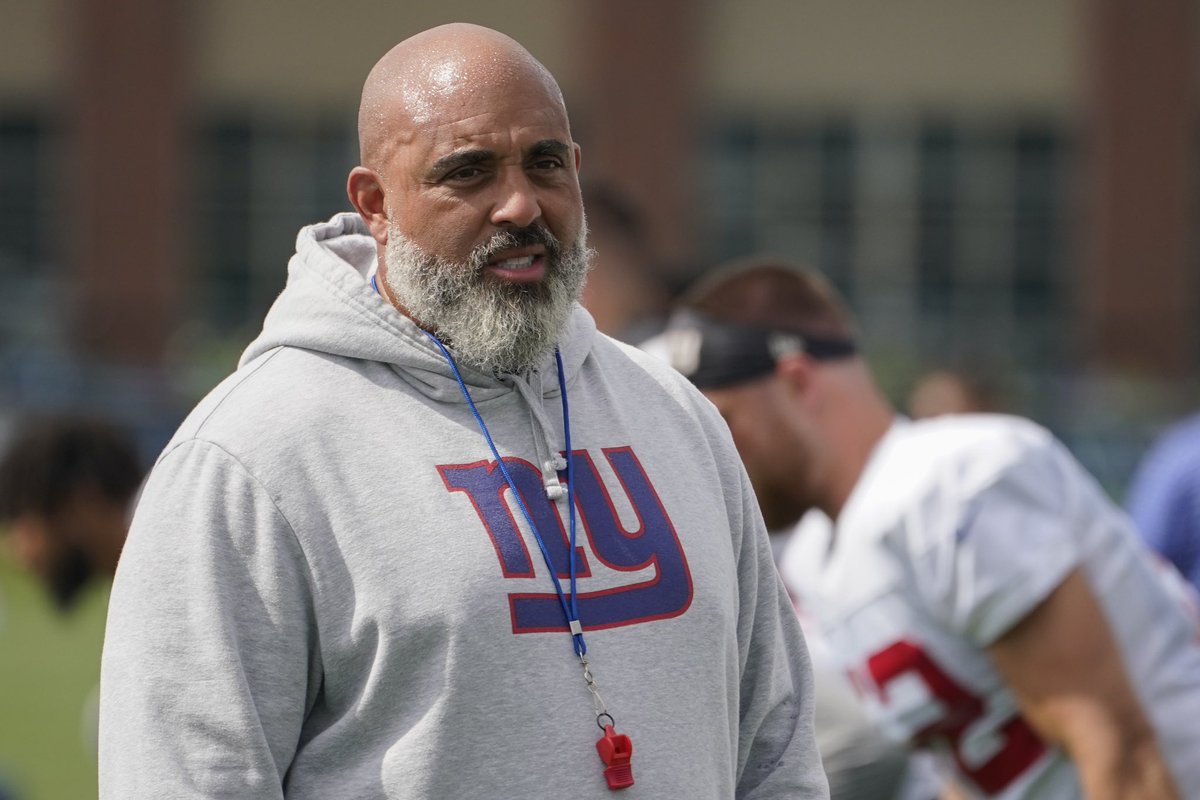 NYG_Nation10's tweet photo. BREAKING: Giants have fired special teams coordinator Thomas McGaughey and OL coach Bobby Johnson.

There’s the expectation that Mike Kafka and Wink Martindale will return as offensive and defensive coordinators, per Daboll. https://t.co/6I0wOj0VRk