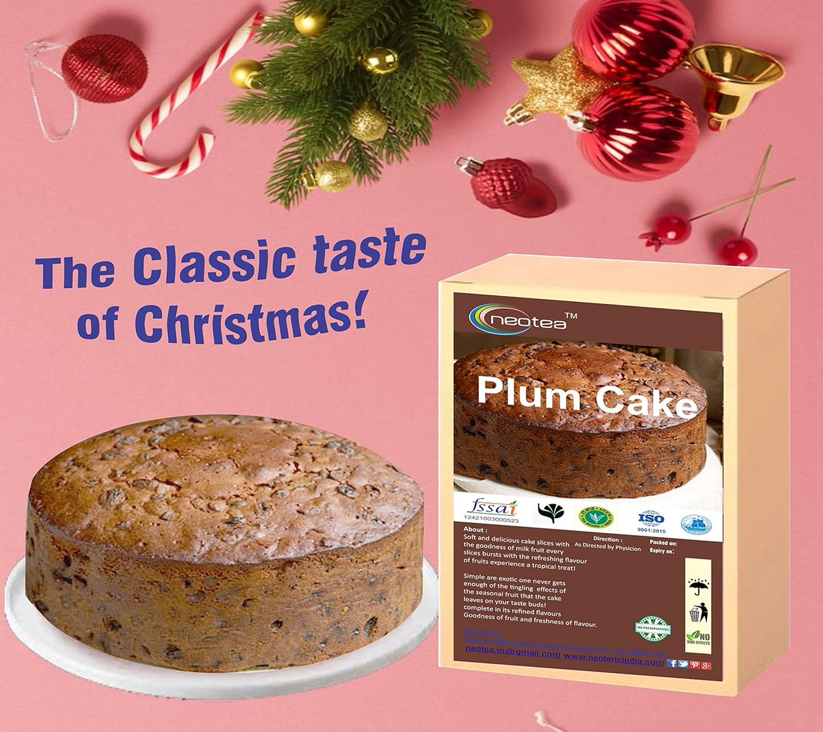 Manikan57077156's tweet image. Neotea Traditional Kerala Plum Cake 400 G (Pack Of 2)
shop now: amazon.in/Neotea-Delicio…
#PlumCakeDelight #BakeWithLove #FestiveBakes #HomemadeGoodness #SeasonalTreats #CakeLovers #YummyPlumCake #BakingAdventures #TastyTreats #WinterBaking