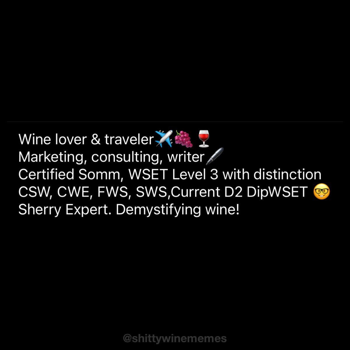 Shitty Wine Memes tweet media