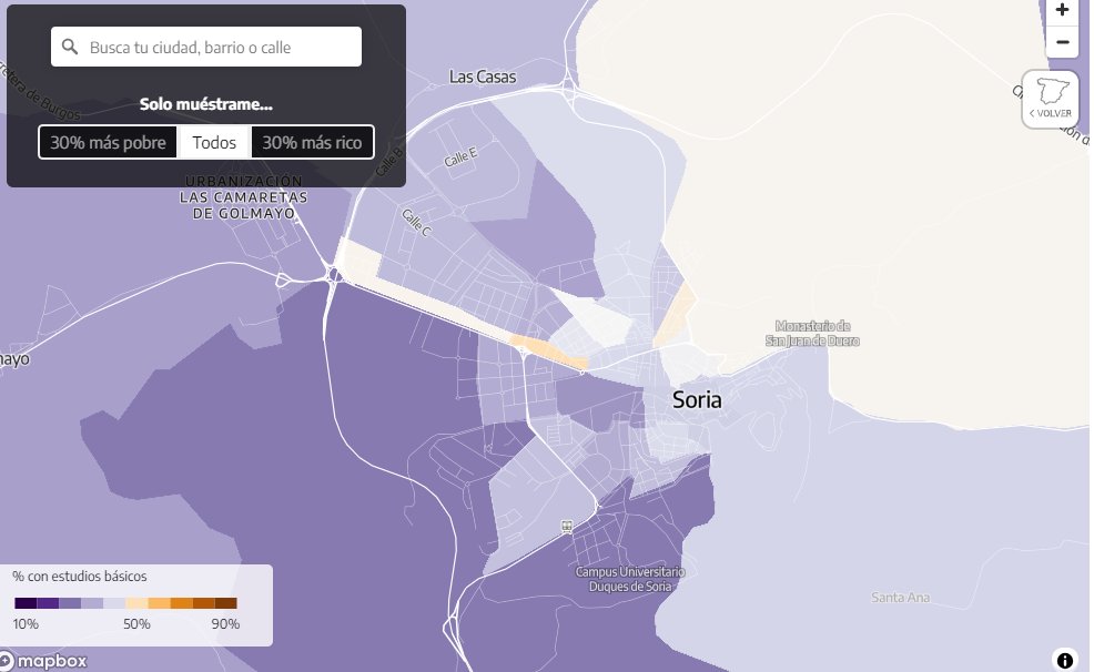 mafueri's tweet photo. Según @eldiarioes, personas entre 25-39 años nacidas en #Soria, 3.765 residen en una provincia distinta - 32,1% del total (¿poco, no?).  Un 30% se va a Madrid vs un 18% que llega= -1.302 jóvenes https://t.co/NWdizNRkhf + Datos en imágenes de nivel de estudios por barrio y pueblos https://t.co/kzpzTnplPt