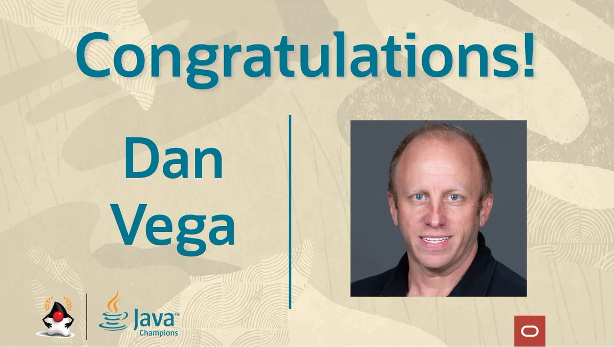 Dan Vega as a new Java Champion!