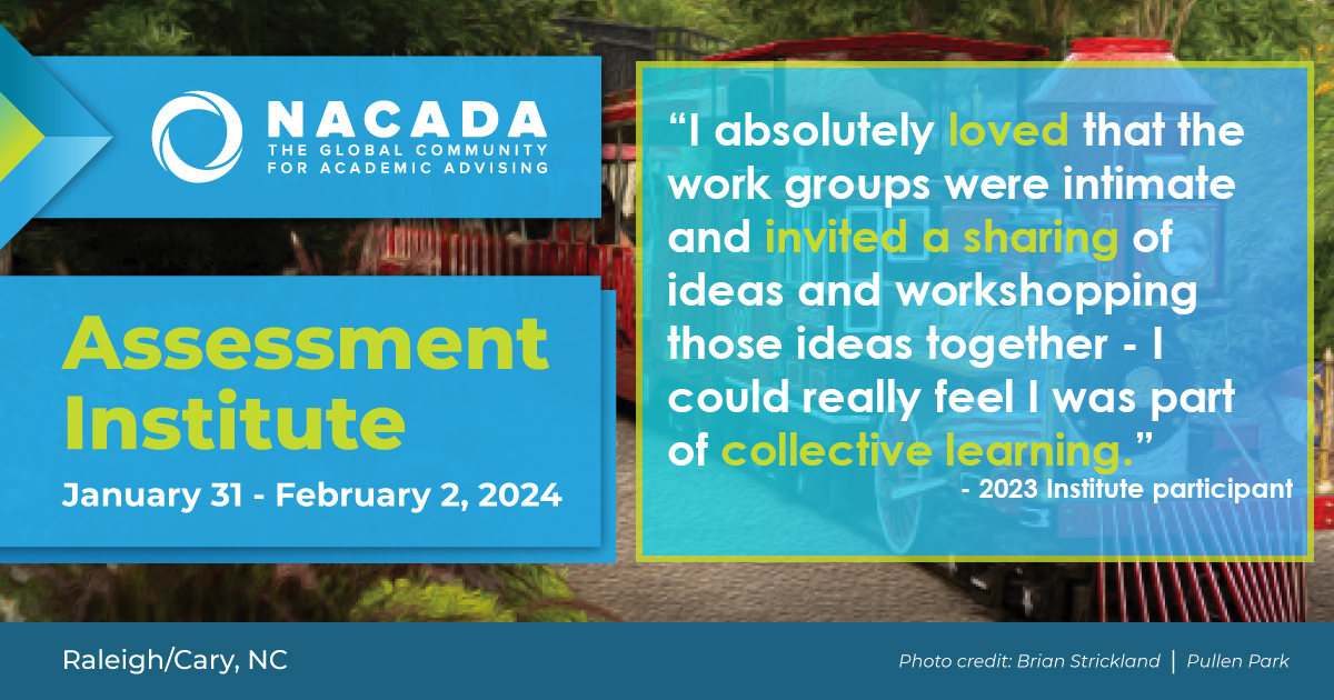 Register today for the Assessment Institute. Meet, learn from, and share with peers who have the same interests as you! Register today! loom.ly/F-NYadw