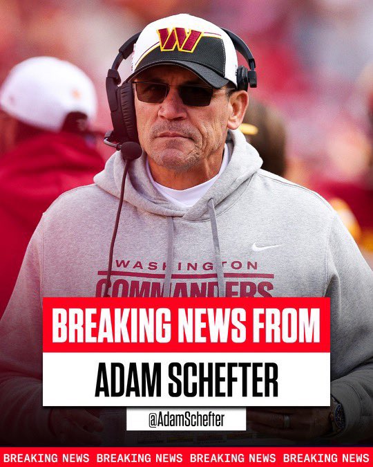 DmvMusicPlug's tweet photo. The Washington Commanders have fired head coach Ron Rivera‼️ https://t.co/oz5FYK5SmR