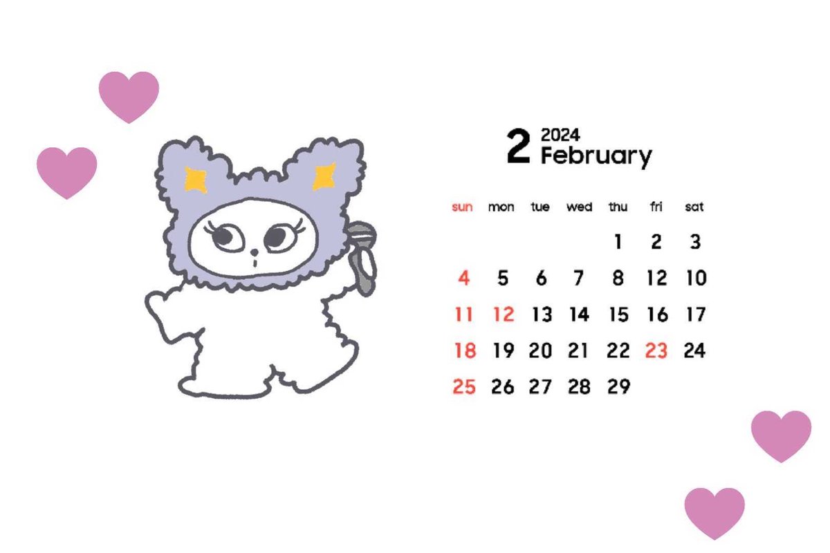 leosmile_07's tweet photo. バイト先でLEPY２月カレンダー作った♡@leoieiri_staff 
#家入レオ #LEPY https://t.co/kM5bz1tkR2