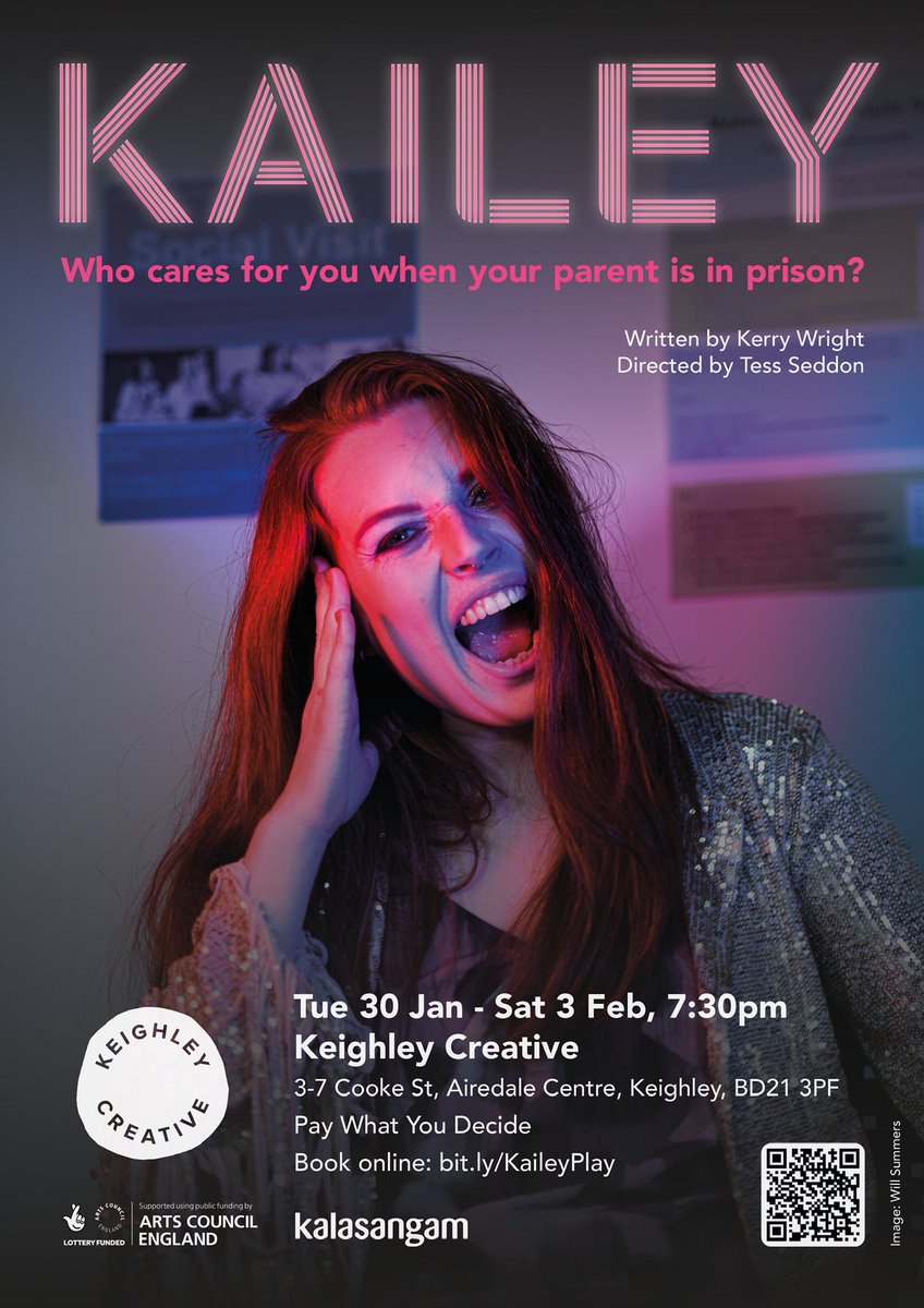 🚨More Tickets Available🚨

KAILEY - inspired by my teenage experiences of having parents in prison. 

Thursday &amp; Saturday are SOLD OUT but there’s some now available for Tuesday, Wednesday and Thursday ✨

kalasangam.org/box-office/kai…

📸 Will Summers