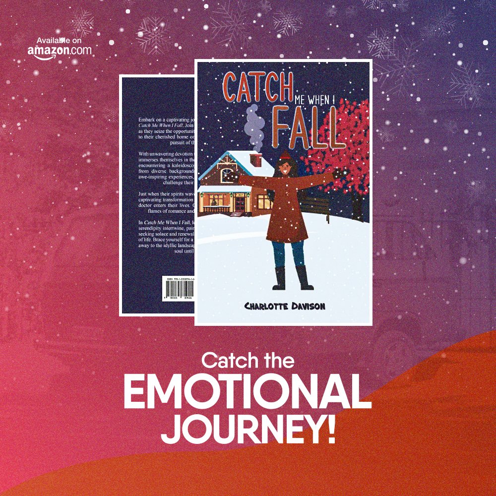 Don't miss the emotional journey! Get your copy on Amazon.
rb.gy/w6hffq

#charlottedavison #catchmewhenifall #books #booknerd #bookaddict #goodreads #bookclub #booksbooksbooks #booknerdigans #booklovers #author #authorsofinstagram #authorslife #bookseries #bookish