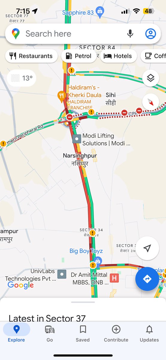Navdeep Singh (@wecares4india) on Twitter photo कमाल #Kherki_Daula_Toll का, जब से Cloverleaf बंद हुआ है रोज़ हीरो होंडा चौक से लेकर टोल तक जाम लगा रहता है।
इस प्रदूषण का , लोगों के धन और समय की बर्बादी का ज़िम्मेदार कौन?
पूरा द्वारका एक्सप्रेसवे खुला है तो cloverleaf क्यों बंद है? <a href="/nishantyadavIAS/">Nishant Yadav IAS</a> <a href="/TrafficGGM/">Gurugram Traffic Police</a> <a href="/mlkhattar/">Manohar Lal</a> कमाल #Kherki_Daula_Toll का, जब से Cloverleaf बंद हुआ है रोज़ हीरो होंडा चौक से लेकर टोल तक जाम लगा रहता है।
इस प्रदूषण का , लोगों के धन और समय की बर्बादी का ज़िम्मेदार कौन?
पूरा द्वारका एक्सप्रेसवे खुला है तो cloverleaf क्यों बंद है? <a href="/nishantyadavIAS/">Nishant Yadav IAS</a> <a href="/TrafficGGM/">Gurugram Traffic Police</a> <a href="/mlkhattar/">Manohar Lal</a>