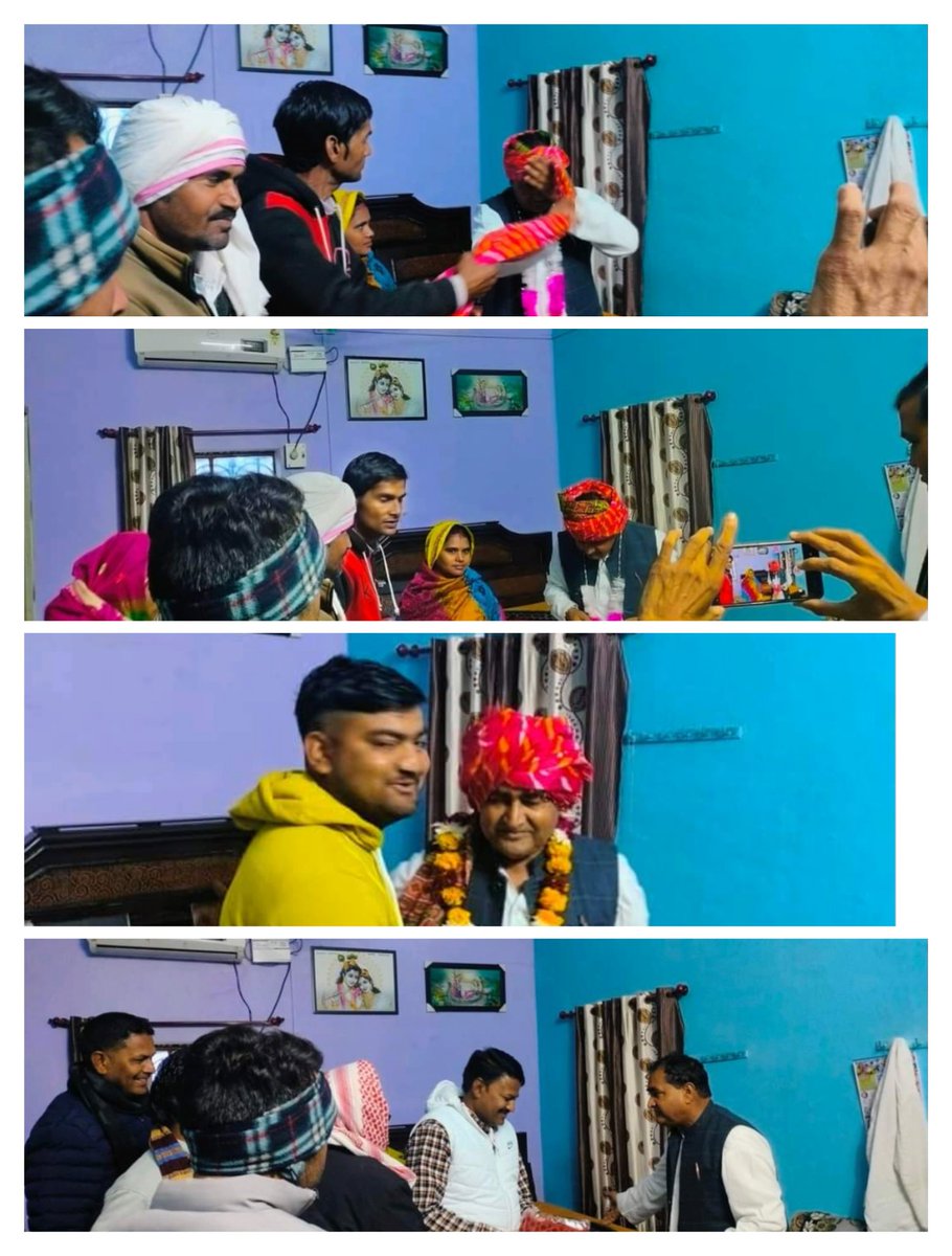 DarshanSinghMLA's tweet photo. आज सुंदरपुरा निवास पर लोगों से शिष्टाचार मुलाकात की।

इस दौरान उनके द्वारा मुझे दिए गए आत्मीय सम्मान के लिए आभार।
#हमारी_करौली_हमारा_दर्शन
#darshangurjarmla
#bjp
#Karauli https://t.co/Jmx1jXxrmP