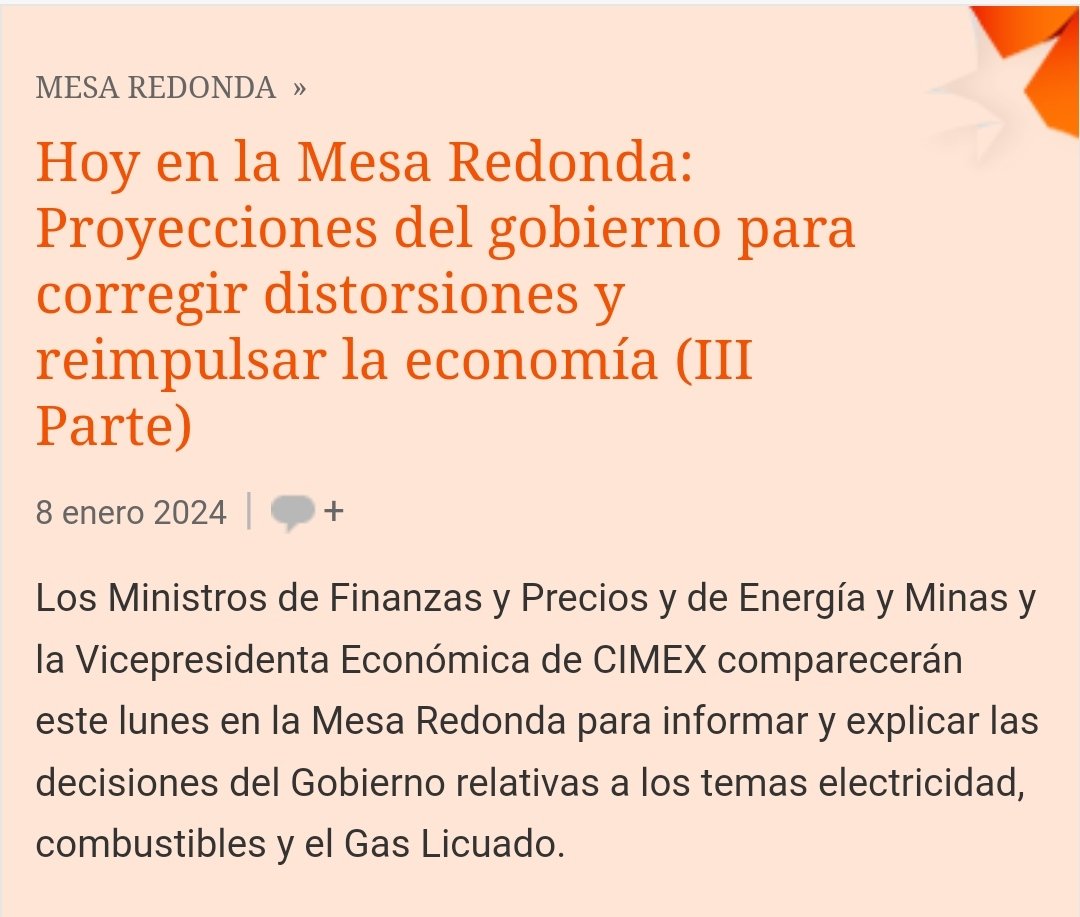 📺📲 Hoy en la Mesa Redonda: Proyecciones del gobierno para corregir distorsiones y reimpulsar la economía (III Parte)