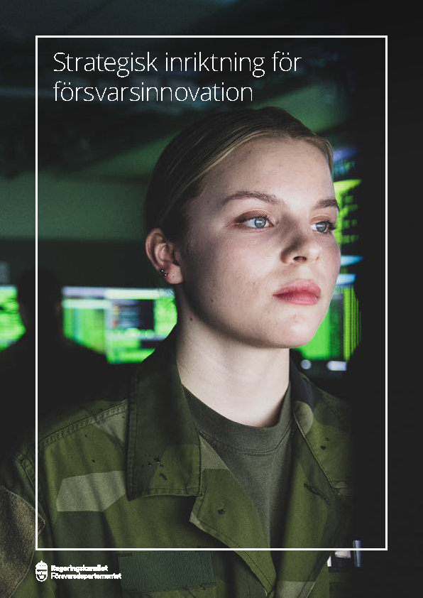 ForsvarsdepSv's tweet photo. – Sverige är ett av världens mest innovativa länder. Förmågan att omsätta banbrytande teknik för att öka svensk försvarsförmåga är avgörande.

Idag har försvarsminister @PlJonson presenterat en strategisk inriktning för försvarsinnovation: https://t.co/AiOYGnaZC6

#föpol #fofrk https://t.co/61aqZID0JV