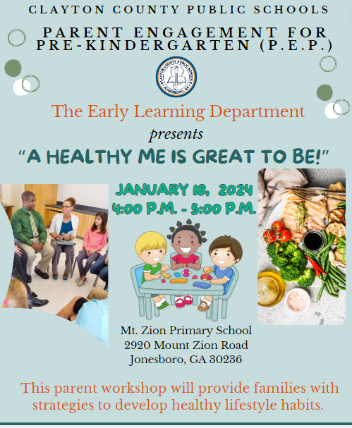 CCPSEarlyLearn's tweet photo. Calling all Pre-K Parents and Scholars!  Join us for our January P.E.P. Series on January 18, 2024 from 4-5PM! See flyer for details! See you there! https://t.co/XKdDc7oJ7R