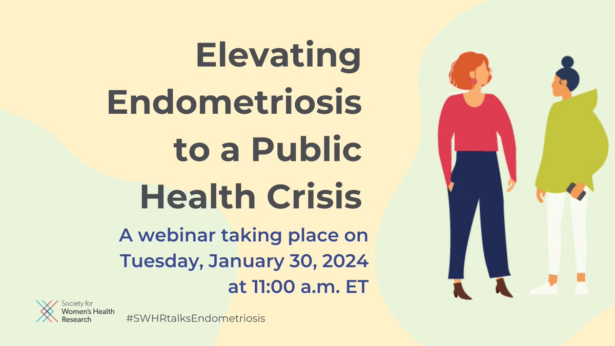 #Endometriosis has an average diagnostic delay of up to 6.7 years in individuals. #SWHRtalksEndometriosis

During the "Elevating Endometriosis" webinar learn more about closing these care gaps: ow.ly/7rNK50Qolkm <a href="/zilahdi/">Idhaliz Flores</a> <a href="/JayRishe/">Jenneh Rishe BSN, RN</a> <a href="/PonceHealthSU/">PHSUniversity</a> <a href="/HopkinsMedicine/">Johns Hopkins Medicine</a> <a href="/theendoco/">The Endometriosis Coalition</a>