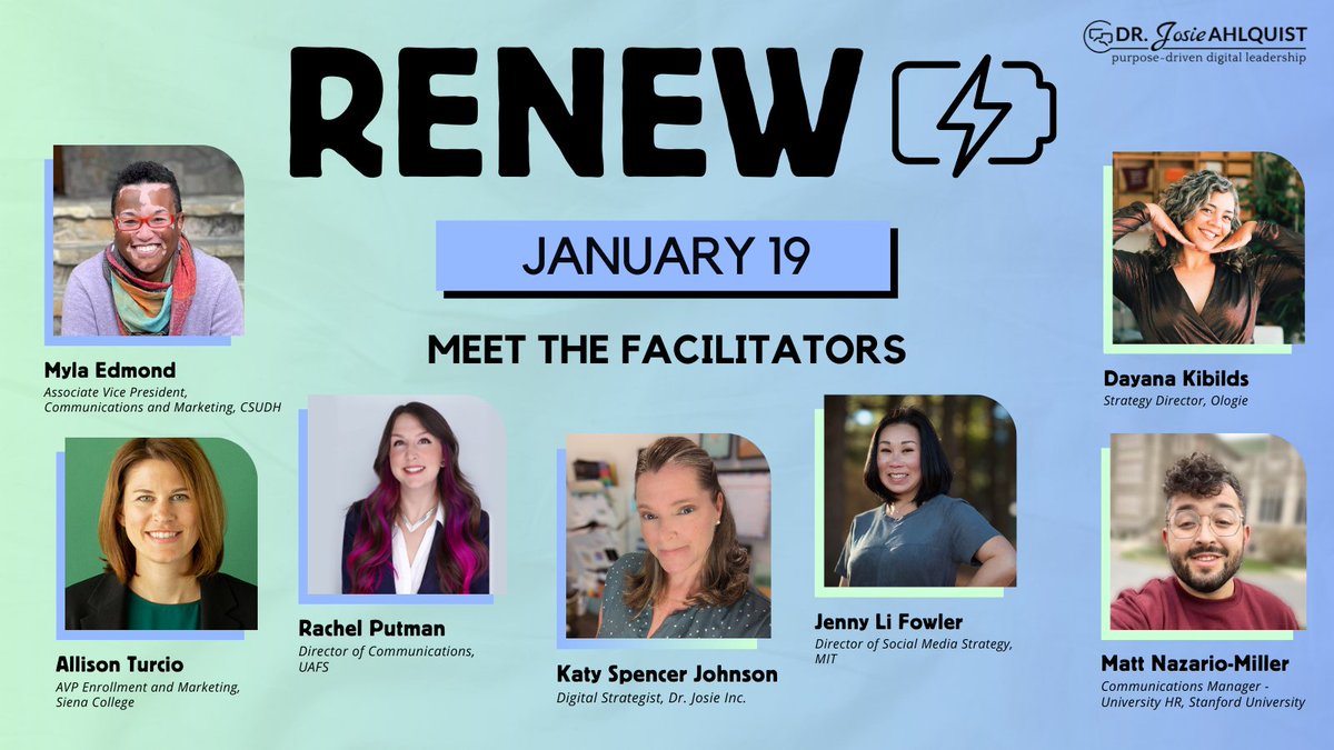 Dr. Josie Ahlquist (@josieahlquist) on Twitter photo I'm so honored to be joined by this impressive group 🫶🏻
Myla Edmond @MylaDenise
Jenny Li Fowler <a href="/TheJennyLi/">Jenny Li Fowler</a>
Dayana Kibilds <a href="/kibilds/">Day Kibilds</a>
Matt Nazario-Miller @MattMNazario
Rachel Putman <a href="/RachelRodemann/">Rachel</a>
Katy Spencer Johnson <a href="/katyb_spencer/">Katy Spencer Johnson, SMS (she, her)</a>
Allison Turcio <a href="/allisonturcio/">Allison Turcio, Ed.D.🧐</a> I'm so honored to be joined by this impressive group 🫶🏻
Myla Edmond @MylaDenise
Jenny Li Fowler <a href="/TheJennyLi/">Jenny Li Fowler</a>
Dayana Kibilds <a href="/kibilds/">Day Kibilds</a>
Matt Nazario-Miller @MattMNazario
Rachel Putman <a href="/RachelRodemann/">Rachel</a>
Katy Spencer Johnson <a href="/katyb_spencer/">Katy Spencer Johnson, SMS (she, her)</a>
Allison Turcio <a href="/allisonturcio/">Allison Turcio, Ed.D.🧐</a>