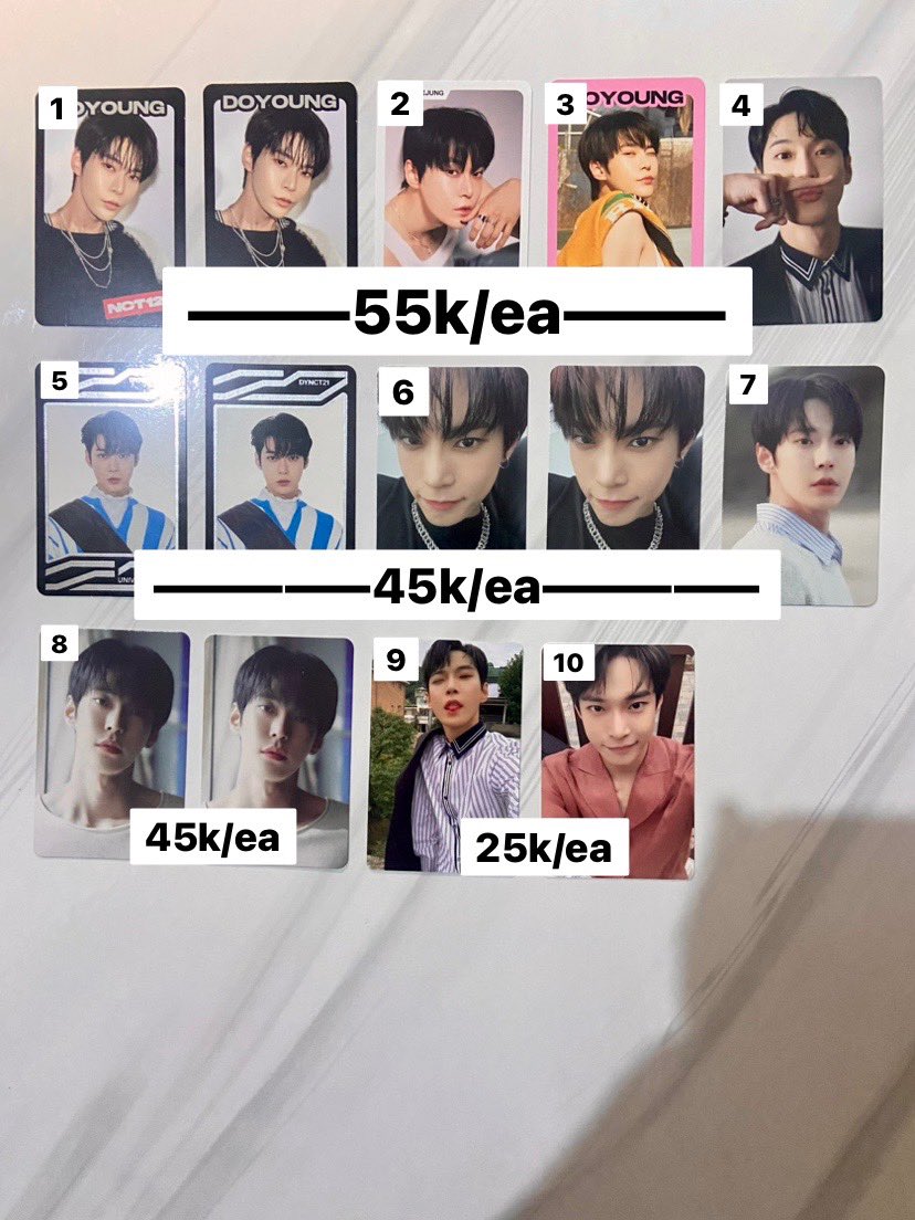 cuibbu's tweet image. —— ꒰ 🛒 ꒱ wts ; want to sell %
⌗ AAB DOYOUNG NCT 

⤷ ⥰ Price in Pict
⤷ ⥰ Fullpay / splipay, excl adm
⤷ ⥰ Shopee Live
⤷ ⥰  Dom Jakpus

🖇️ wto doyoung kacamata chrismast ayyo dagu bunny kelinci trading card catheries kutang smini dcon sanrio dojaejung djj