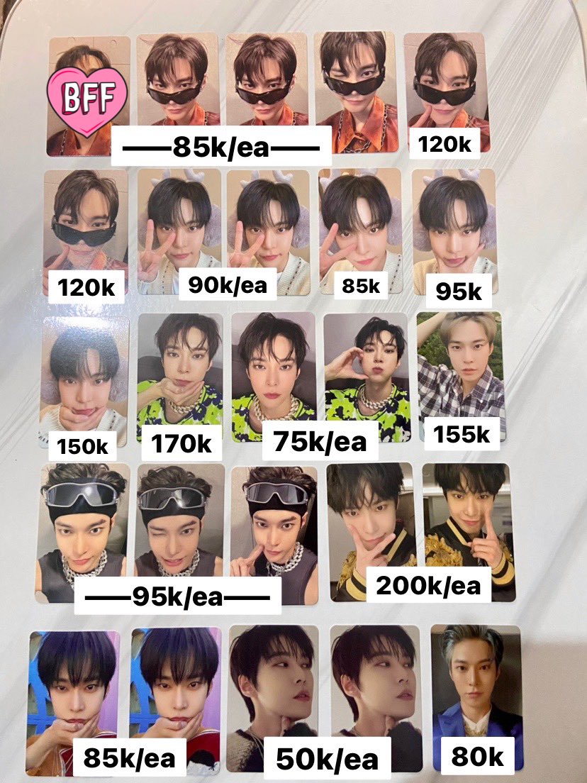 cuibbu's tweet image. —— ꒰ 🛒 ꒱ wts ; want to sell %
⌗ AAB DOYOUNG NCT 

⤷ ⥰ Price in Pict
⤷ ⥰ Fullpay / splipay, excl adm
⤷ ⥰ Shopee Live
⤷ ⥰  Dom Jakpus

🖇️ wto doyoung kacamata chrismast ayyo dagu bunny kelinci trading card catheries kutang smini dcon sanrio dojaejung djj