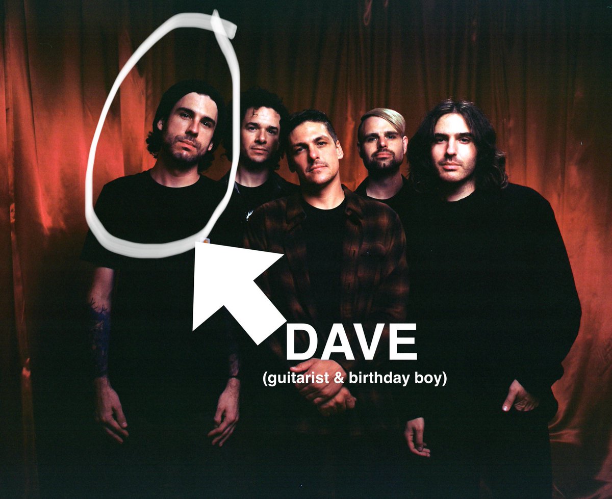 It’s Dave’s birthday.