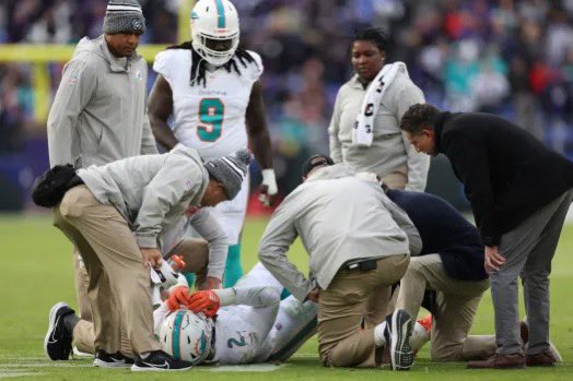 TheMozKnowz's tweet photo. You have to be healthy in December & January. Unfortunately, the Dolphins are not. 

Bradley Chubb, DE - IR
Jaelan Phillips, DE - IR
Connor Williams, C - IR
Isaiah Wynn, LT - IR
Keion Crossen, CB - IR
Salvon Ahmed, RB - IR
Jaylen Waddle, WR - Out
Raheem Mostert, RB - Out
Xavien Howard, CB - Out
Cameron Goode, LB - Out 
Andrew Van Ginkel, LB - Out

#finsup #NFLTwitter