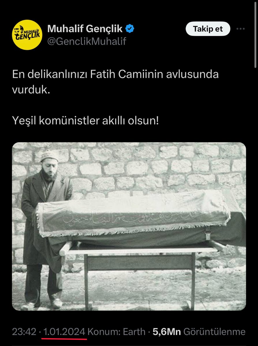 ErdemOzveren571's tweet photo. 💢 Bu Tehditten 7 Gün Sonra
"Fatih Cami" imamı Galip Usta
ve Cemaatten Bir Kişi Bıçaklı
Saldırıya Uğradı.

@TC_istanbul 'nin Bu Tür Provakatif
Hesapları Yönetenlerin Tamamı
Hakkında işlem Yapması için
Paylaşalım. https://t.co/sWEnWtx2p9