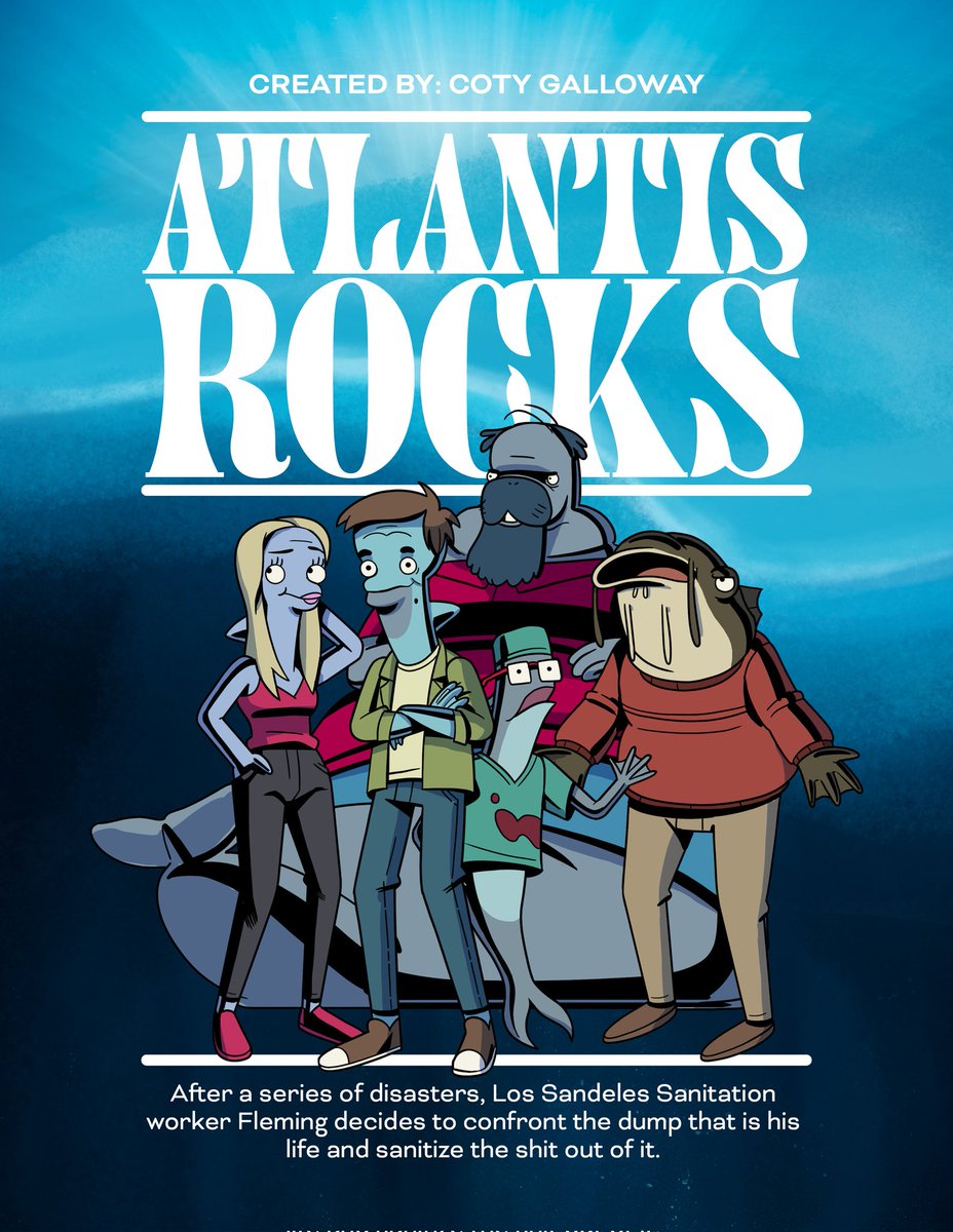 CotyGalloway's tweet photo. Meet the "Atlantis Rocks" gang!!
@AtlantisRocks

Pilot presentation casting is underway.

.
#atlantisrocks #animation #indieanimation #atlantisrockers https://t.co/mceo8mWuXl