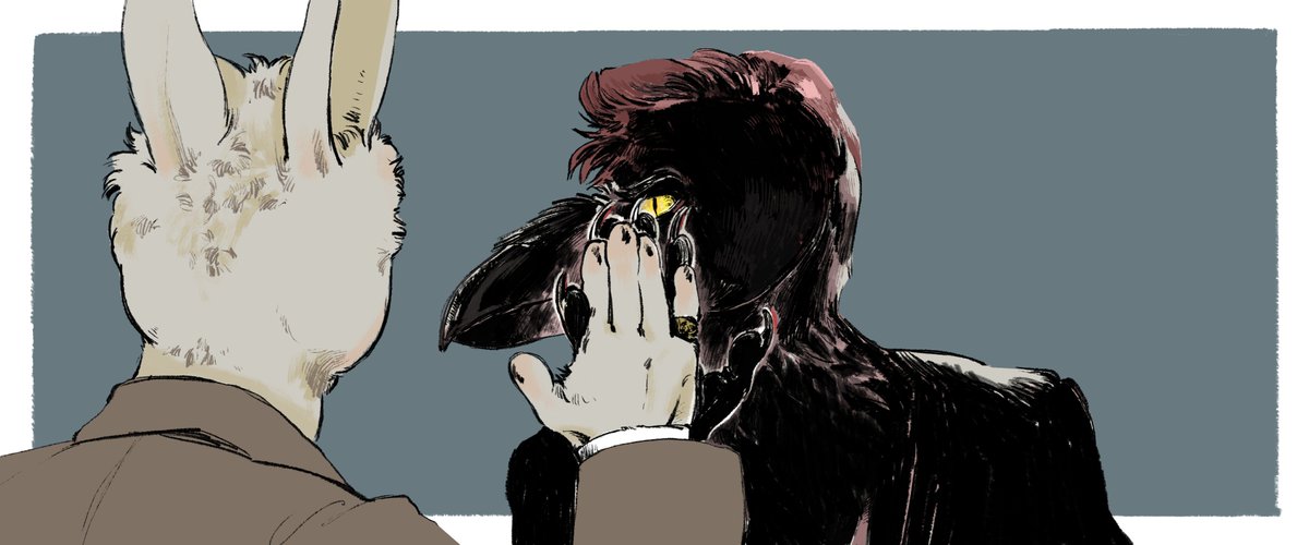 Guess who suddenly remembered they never posted their frame for this!! (it's me)

I tried to go for a Nagabe inspired style and didn't bother drawing anything besides our main lovelies haha

#EveryFrameWhileWeDance #GoodOmens