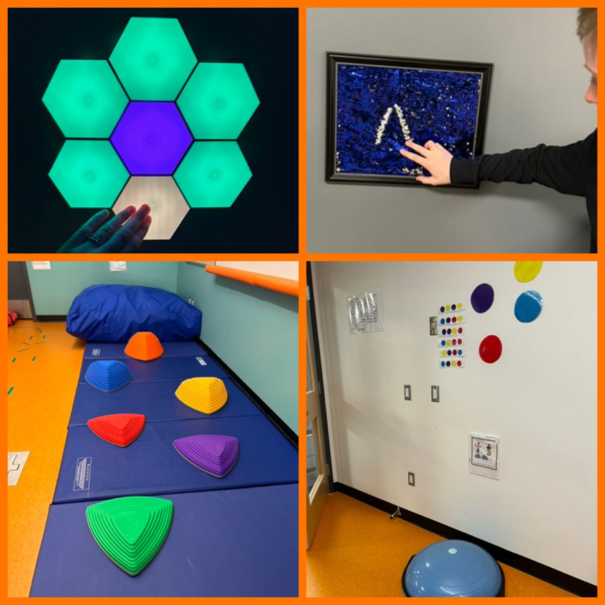 Some new additions for sensory input/output to start the new year @prairieskycbe #WeAreCBE 💙⭐️💙