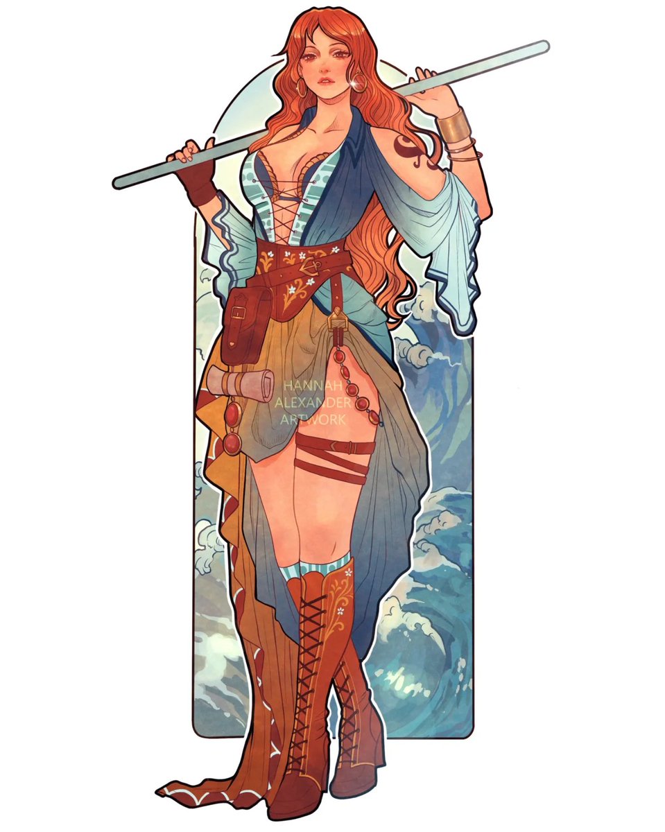 HannahArtwork's tweet photo. Here to navigate 💰 #nami #ONEPIECE https://t.co/NTER4vqDp8