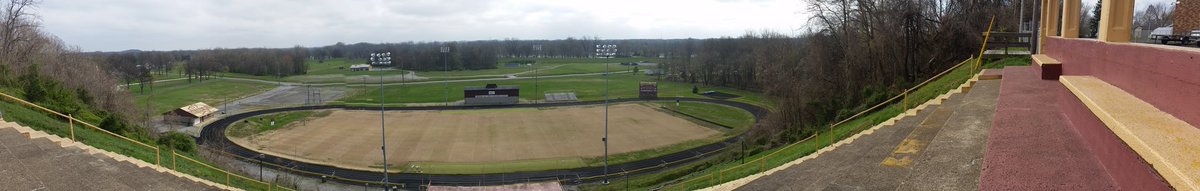 2023 Stadium of the Year:
Riverview Stadium (Mt. Carmel, IL), home of the Mt. Carmel Golden Aces, receiving 52% of votes. I added a photo from when I took pictures of this stadium  in 2017 before FieldTurf was installed. Thanks to all who voted!
